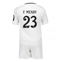 Maglie da calcio Real Madrid Ferland Mendy #23 Prima Maglia Bambino 2024-25 Manica Corta (+ Pantaloni corti)